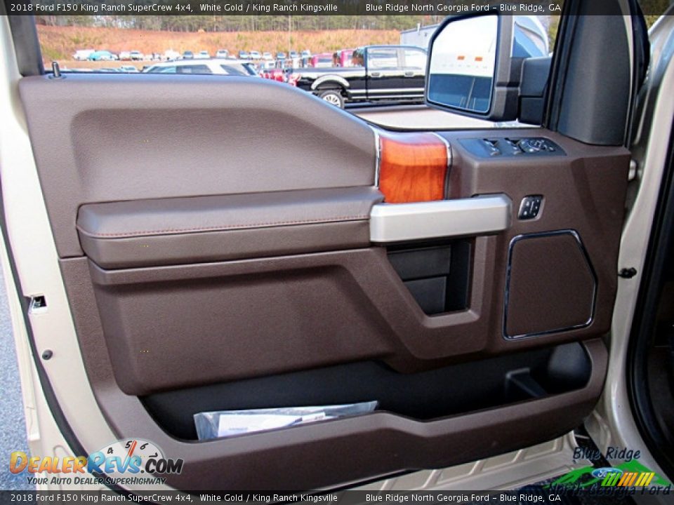 2018 Ford F150 King Ranch SuperCrew 4x4 White Gold / King Ranch Kingsville Photo #26