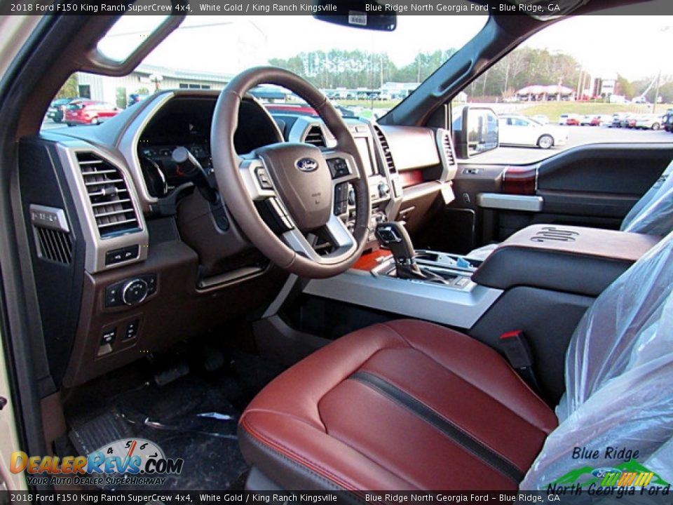 2018 Ford F150 King Ranch SuperCrew 4x4 White Gold / King Ranch Kingsville Photo #27