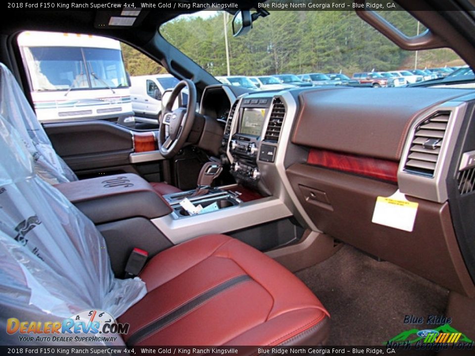 2018 Ford F150 King Ranch SuperCrew 4x4 White Gold / King Ranch Kingsville Photo #28