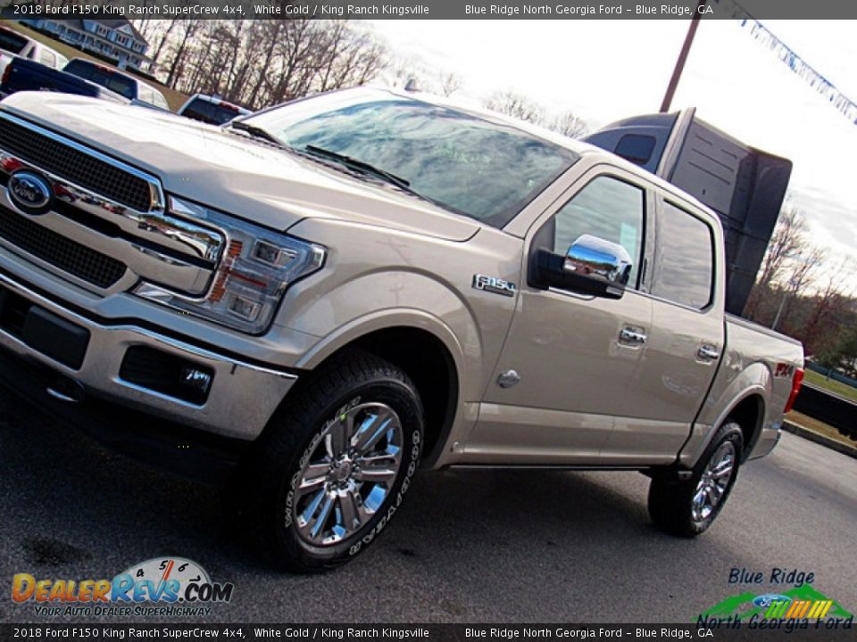 2018 Ford F150 King Ranch SuperCrew 4x4 White Gold / King Ranch Kingsville Photo #31