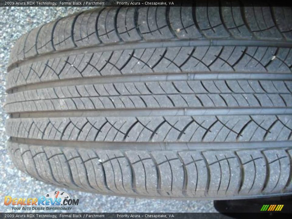 2009 Acura MDX Technology Formal Black / Parchment Photo #28