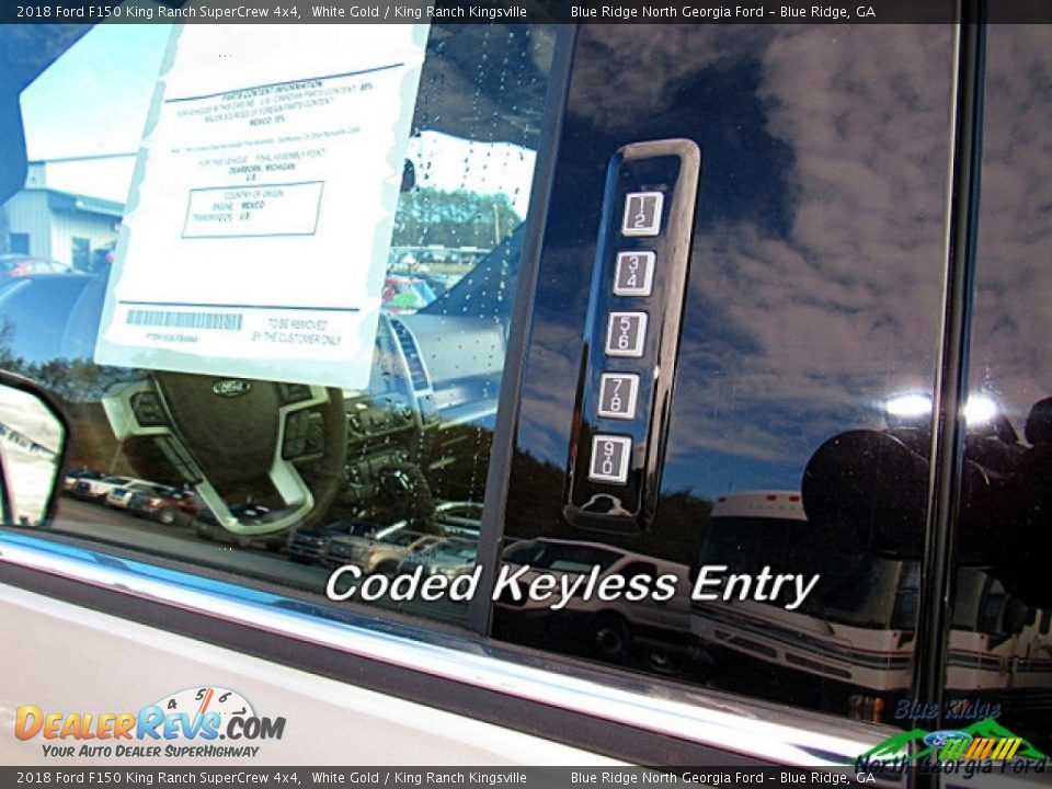 2018 Ford F150 King Ranch SuperCrew 4x4 White Gold / King Ranch Kingsville Photo #32