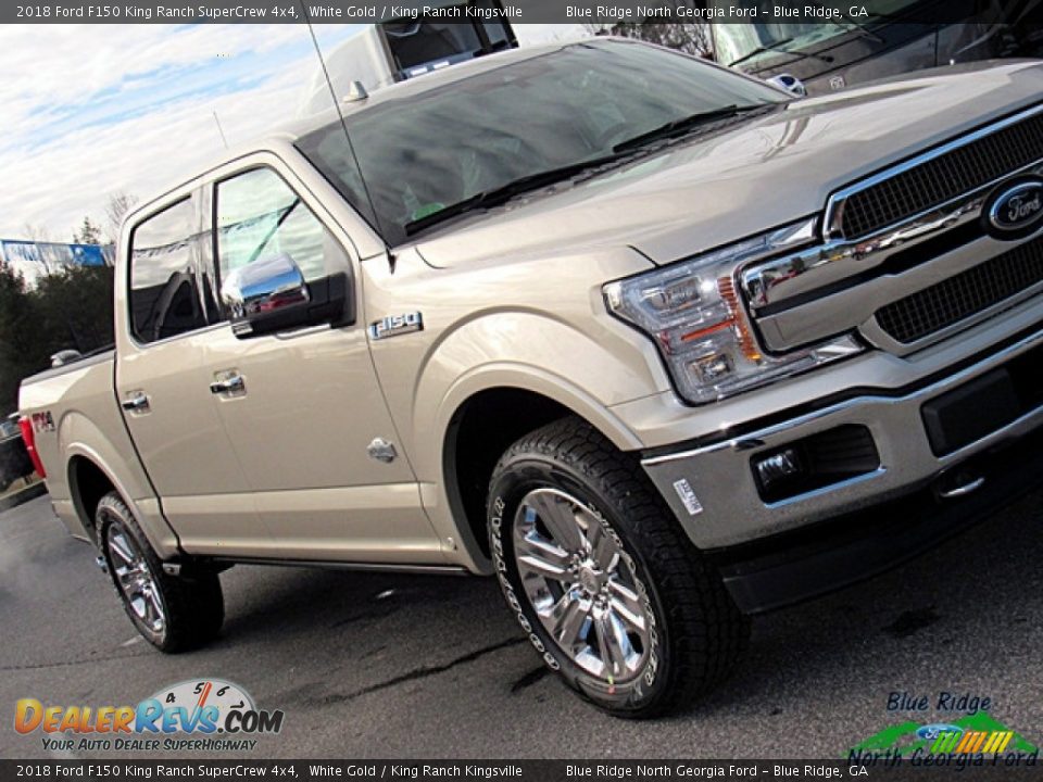 2018 Ford F150 King Ranch SuperCrew 4x4 White Gold / King Ranch Kingsville Photo #33