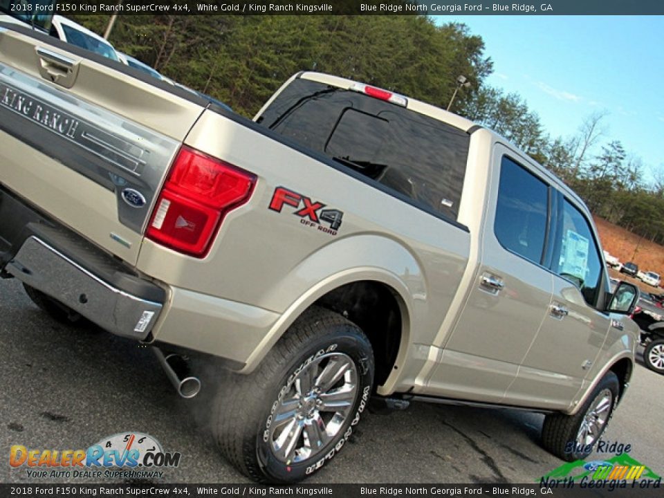 2018 Ford F150 King Ranch SuperCrew 4x4 White Gold / King Ranch Kingsville Photo #34