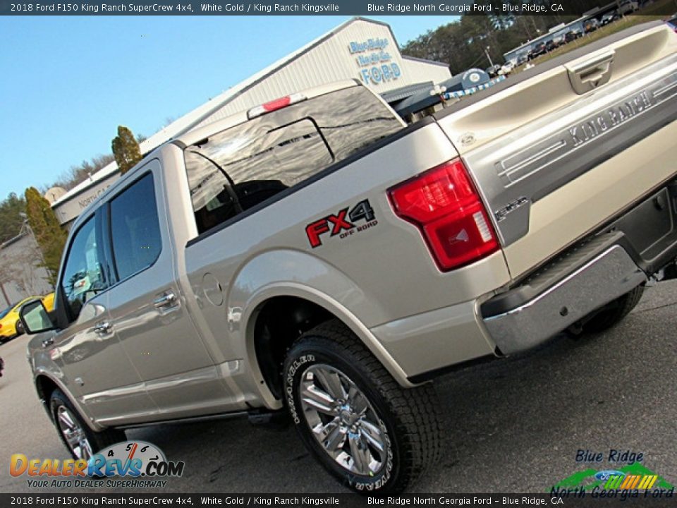 2018 Ford F150 King Ranch SuperCrew 4x4 White Gold / King Ranch Kingsville Photo #35