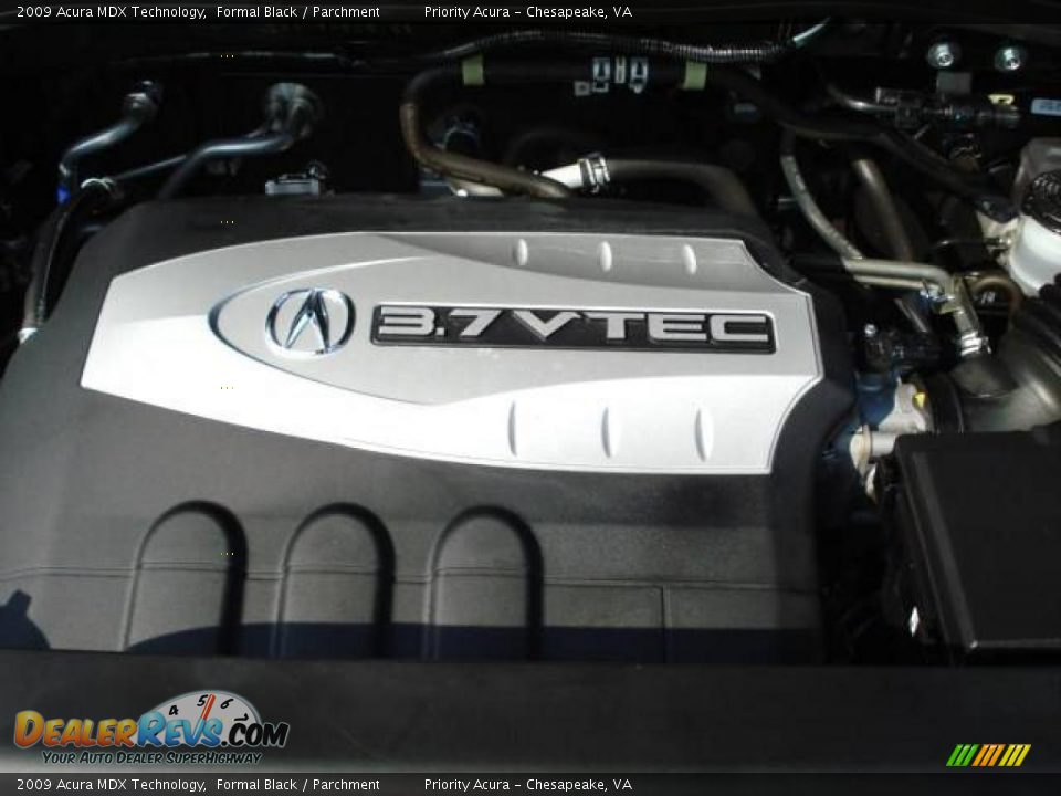 2009 Acura MDX Technology Formal Black / Parchment Photo #29