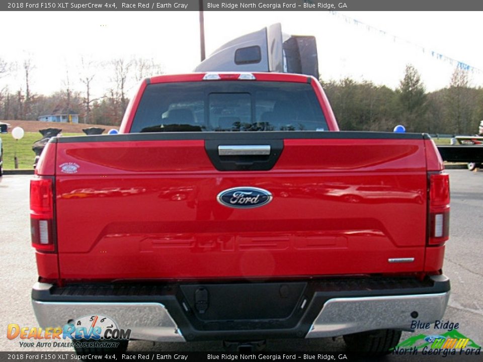 2018 Ford F150 XLT SuperCrew 4x4 Race Red / Earth Gray Photo #4