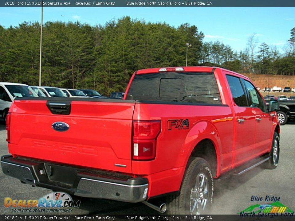 2018 Ford F150 XLT SuperCrew 4x4 Race Red / Earth Gray Photo #5