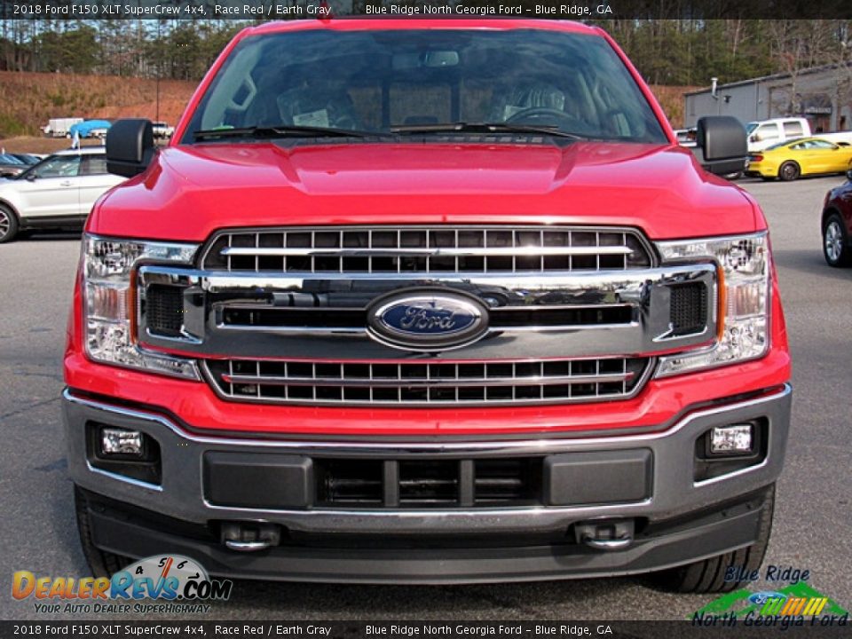 2018 Ford F150 XLT SuperCrew 4x4 Race Red / Earth Gray Photo #8