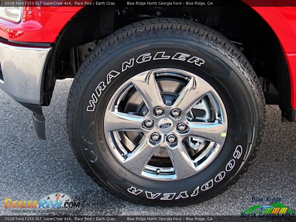 2018 Ford F150 XLT SuperCrew 4x4 Race Red / Earth Gray Photo #9