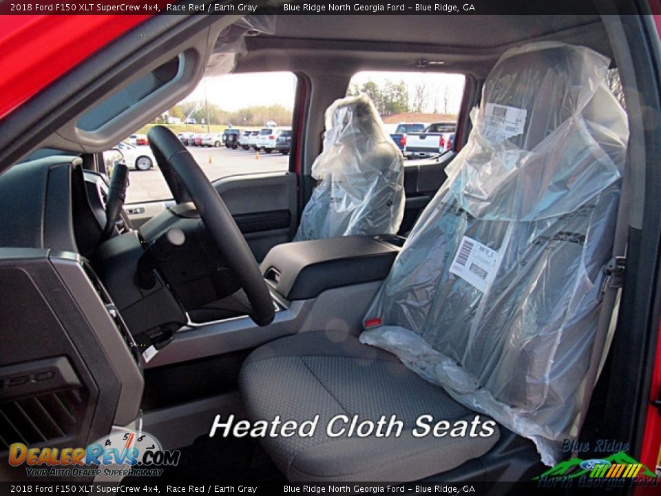 2018 Ford F150 XLT SuperCrew 4x4 Race Red / Earth Gray Photo #10
