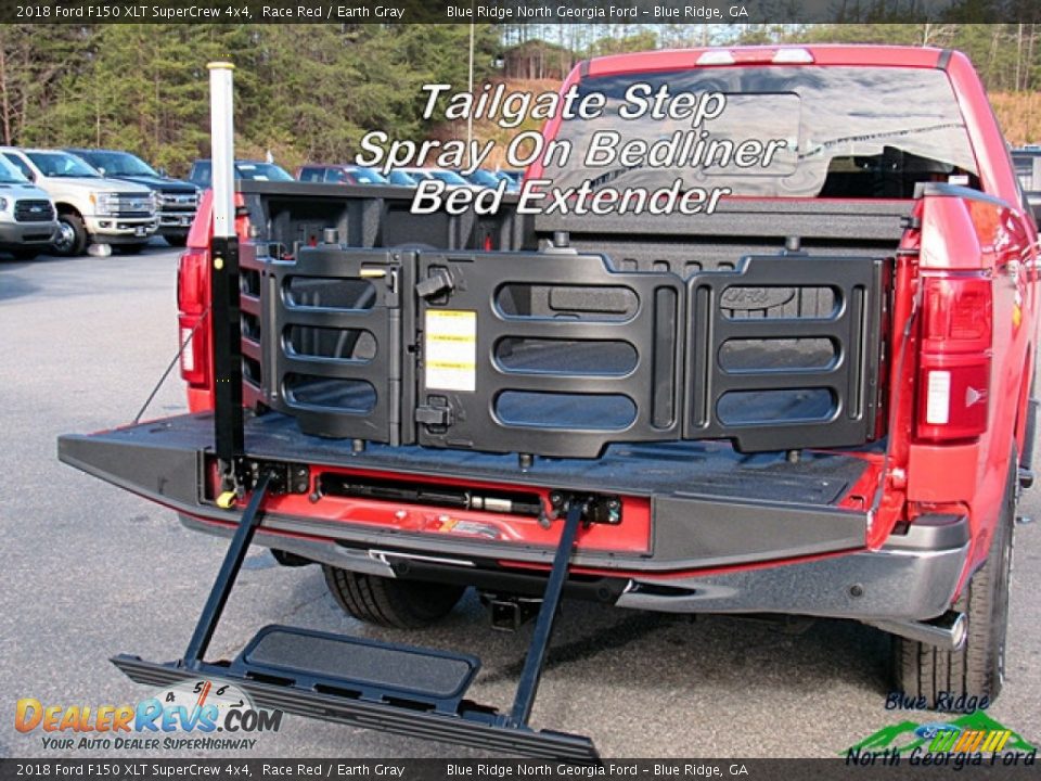 2018 Ford F150 XLT SuperCrew 4x4 Race Red / Earth Gray Photo #14