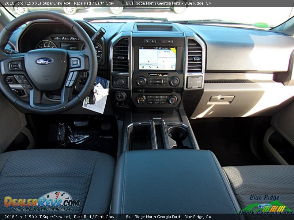 2018 Ford F150 XLT SuperCrew 4x4 Race Red / Earth Gray Photo #16