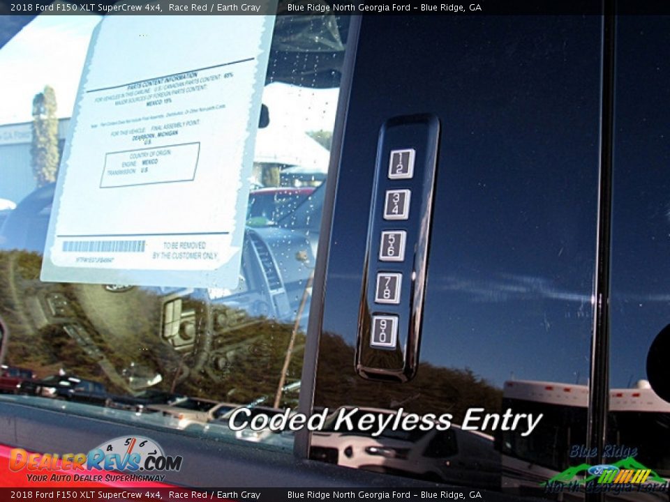 2018 Ford F150 XLT SuperCrew 4x4 Race Red / Earth Gray Photo #26