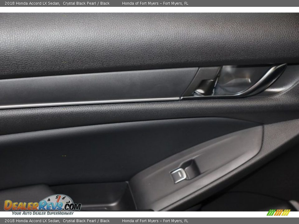 2018 Honda Accord LX Sedan Crystal Black Pearl / Black Photo #21