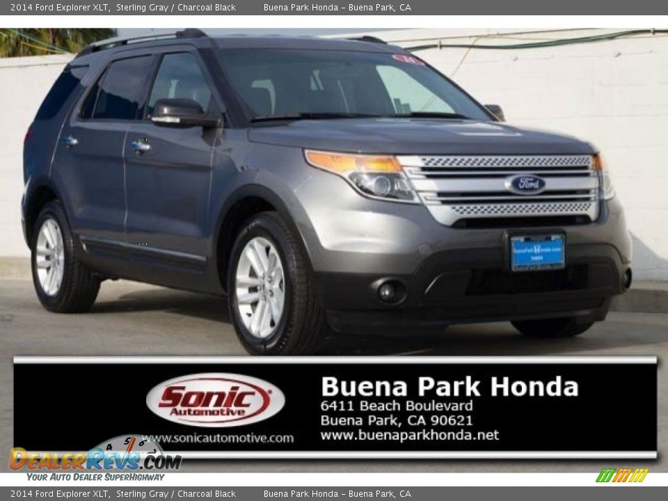 2014 Ford Explorer XLT Sterling Gray / Charcoal Black Photo #1