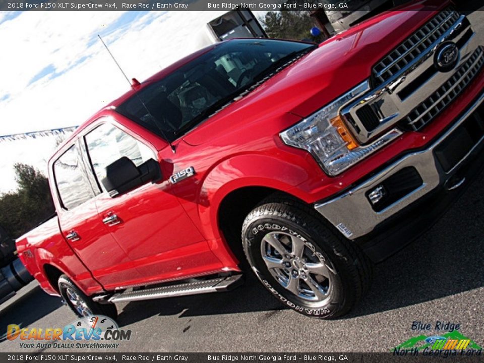 2018 Ford F150 XLT SuperCrew 4x4 Race Red / Earth Gray Photo #32