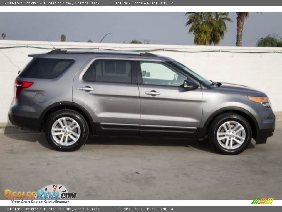 2014 Ford Explorer XLT Sterling Gray / Charcoal Black Photo #8