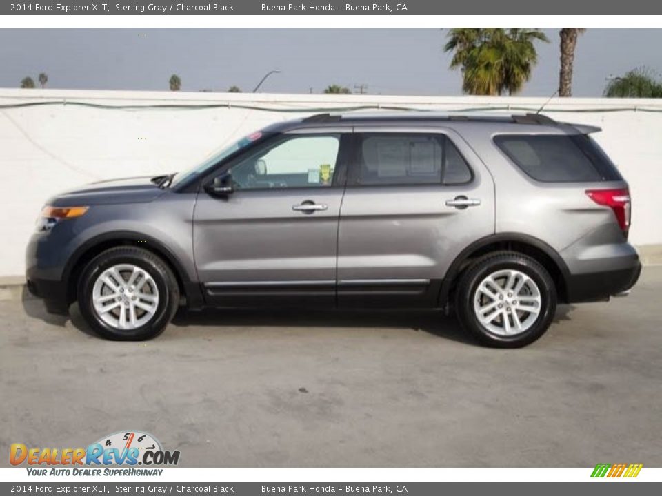 2014 Ford Explorer XLT Sterling Gray / Charcoal Black Photo #10
