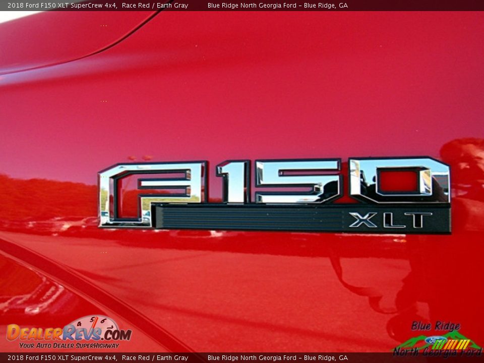 2018 Ford F150 XLT SuperCrew 4x4 Race Red / Earth Gray Photo #35