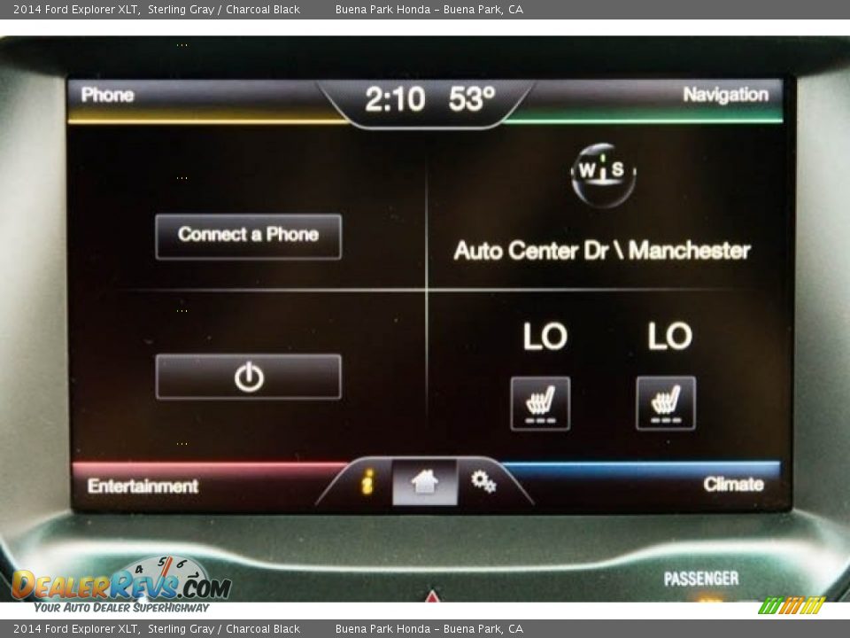 2014 Ford Explorer XLT Sterling Gray / Charcoal Black Photo #21