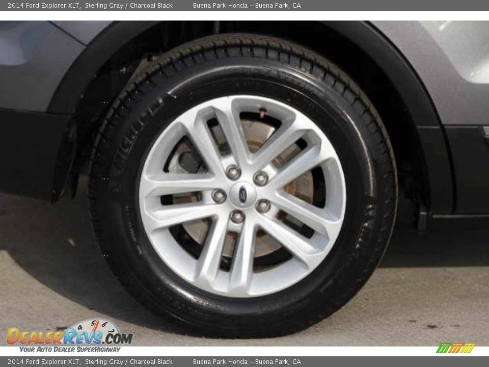2014 Ford Explorer XLT Sterling Gray / Charcoal Black Photo #30