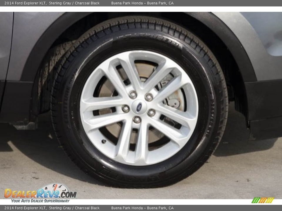 2014 Ford Explorer XLT Sterling Gray / Charcoal Black Photo #31