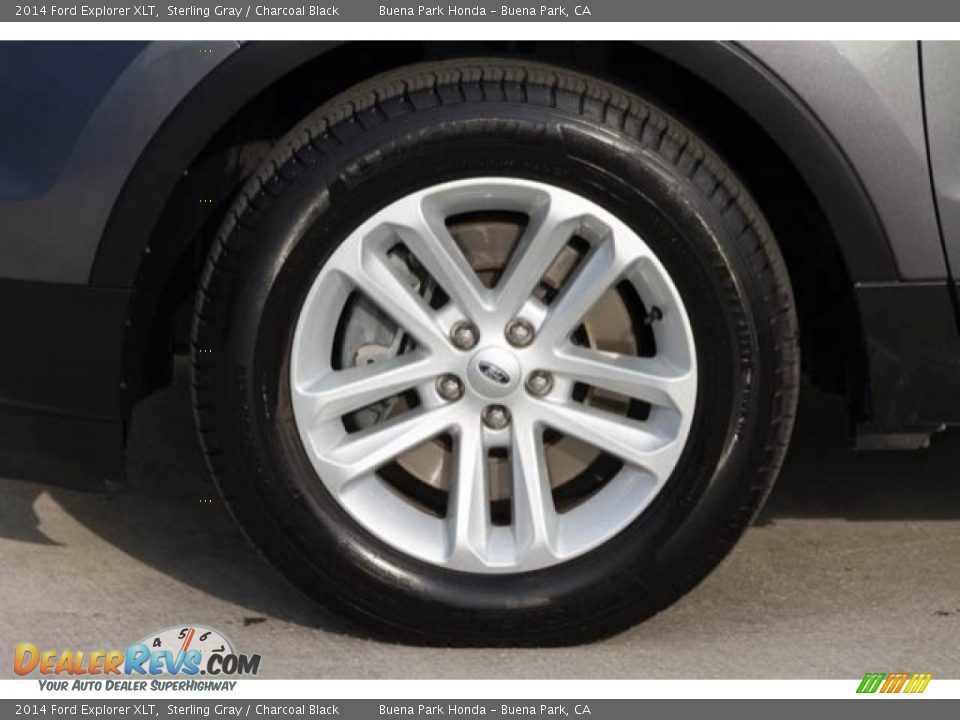 2014 Ford Explorer XLT Sterling Gray / Charcoal Black Photo #33