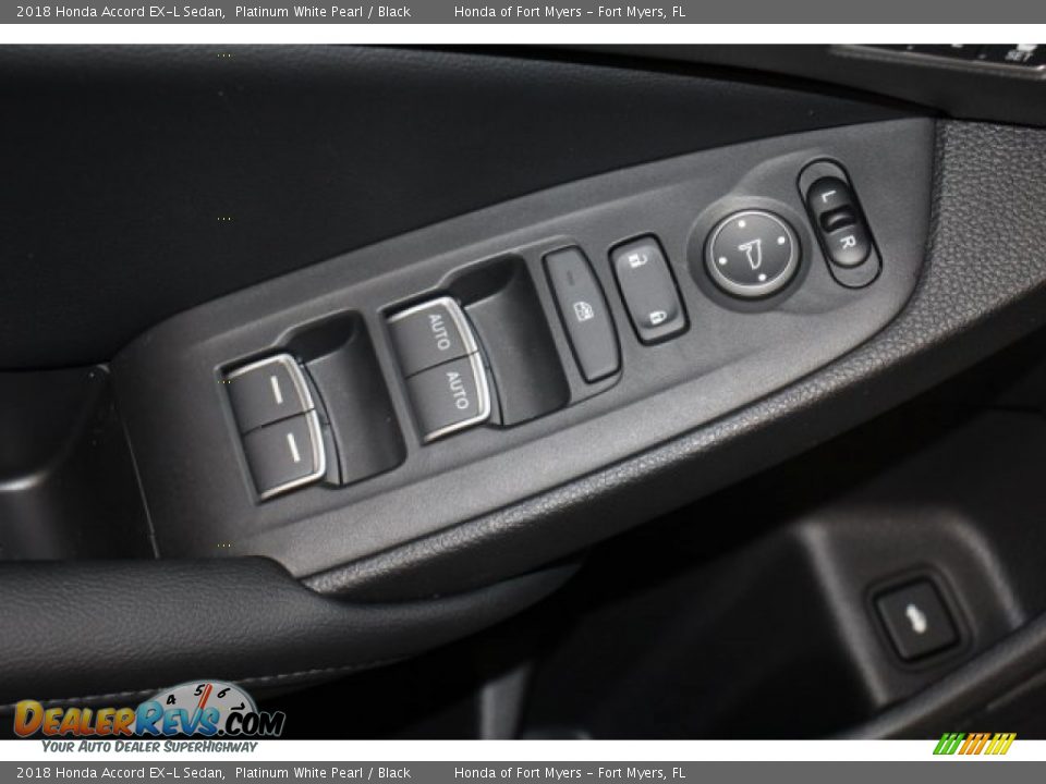 2018 Honda Accord EX-L Sedan Platinum White Pearl / Black Photo #11