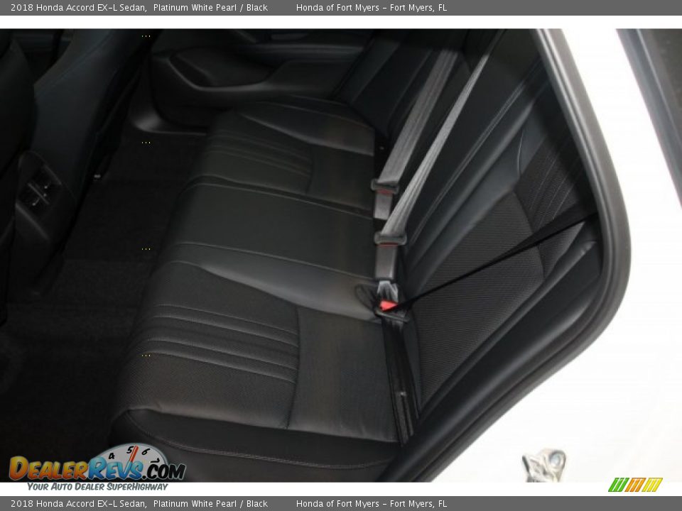 2018 Honda Accord EX-L Sedan Platinum White Pearl / Black Photo #23