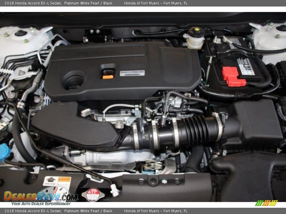 2018 Honda Accord EX-L Sedan Platinum White Pearl / Black Photo #26