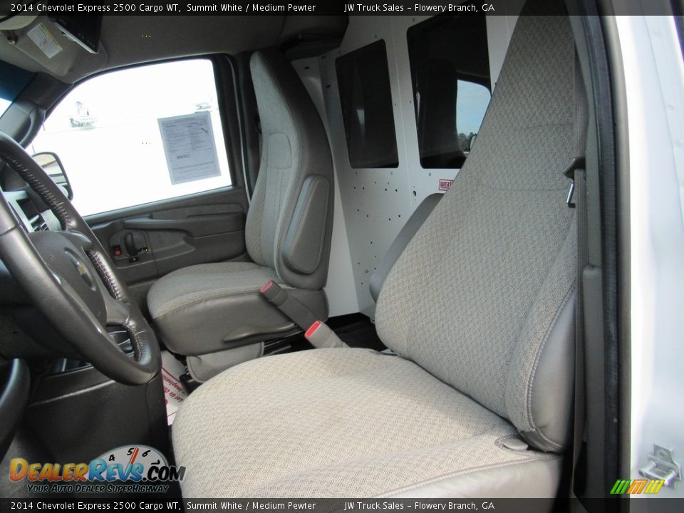 2014 Chevrolet Express 2500 Cargo WT Summit White / Medium Pewter Photo #30