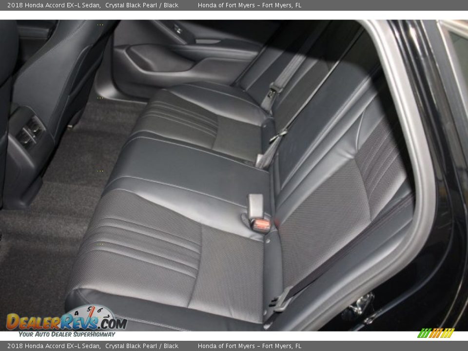 Rear Seat of 2018 Honda Accord EX-L Sedan Photo #24