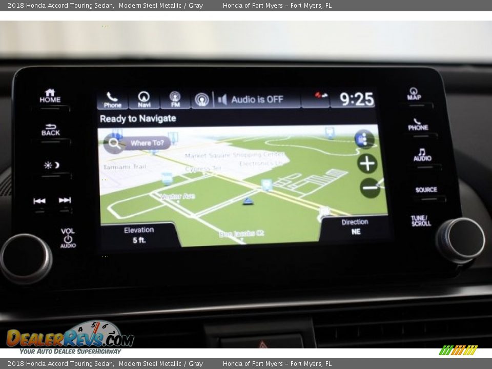 2018 Honda Accord Touring Sedan Modern Steel Metallic / Gray Photo #18