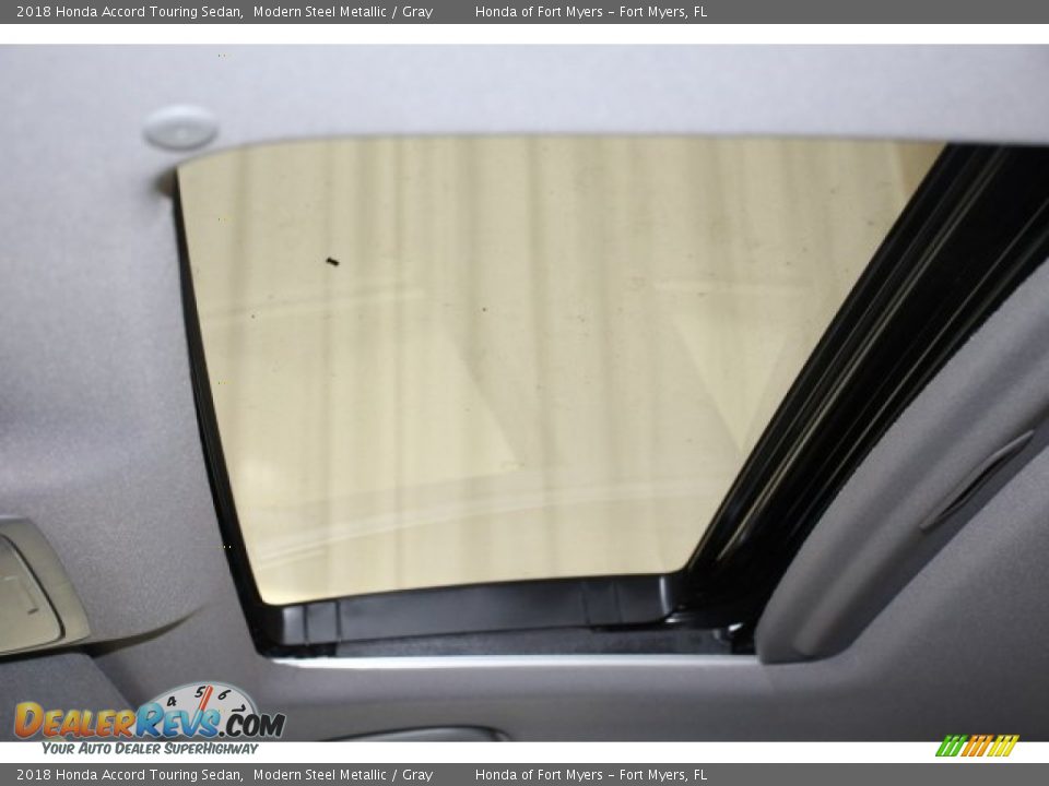 2018 Honda Accord Touring Sedan Modern Steel Metallic / Gray Photo #23