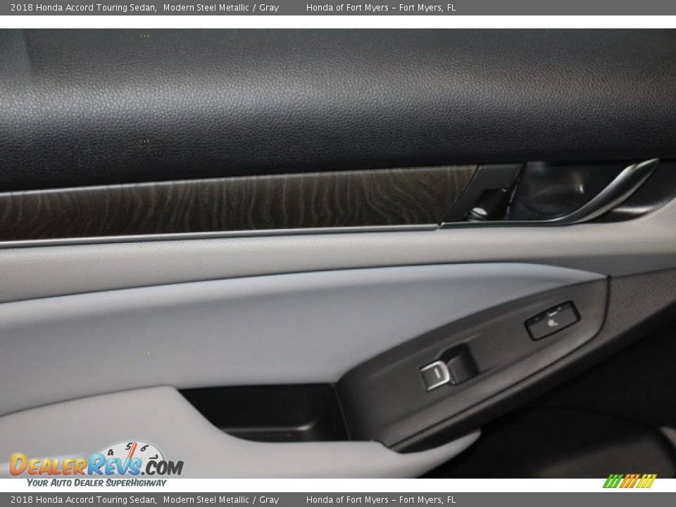 2018 Honda Accord Touring Sedan Modern Steel Metallic / Gray Photo #24