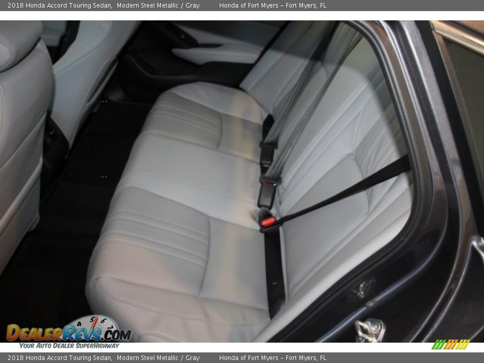 2018 Honda Accord Touring Sedan Modern Steel Metallic / Gray Photo #25