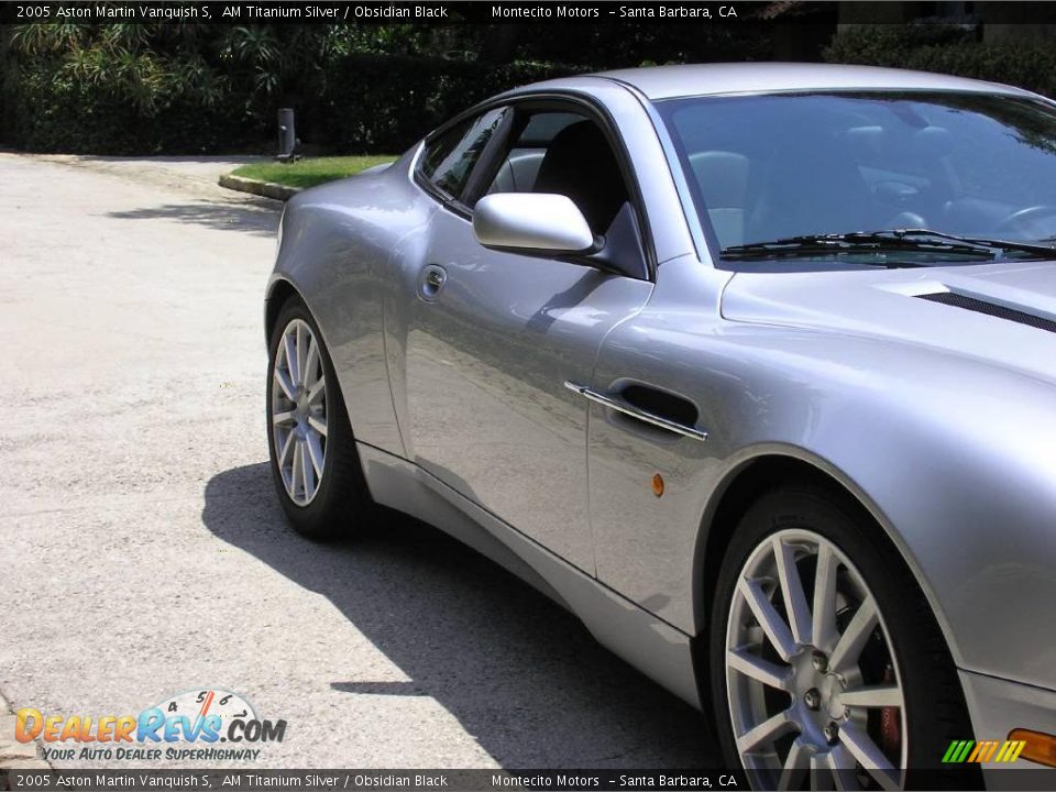2005 Aston Martin Vanquish S AM Titanium Silver / Obsidian Black Photo #8