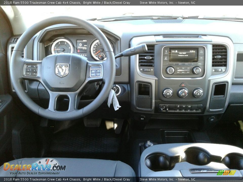 2018 Ram 5500 Tradesman Crew Cab 4x4 Chassis Bright White / Black/Diesel Gray Photo #29