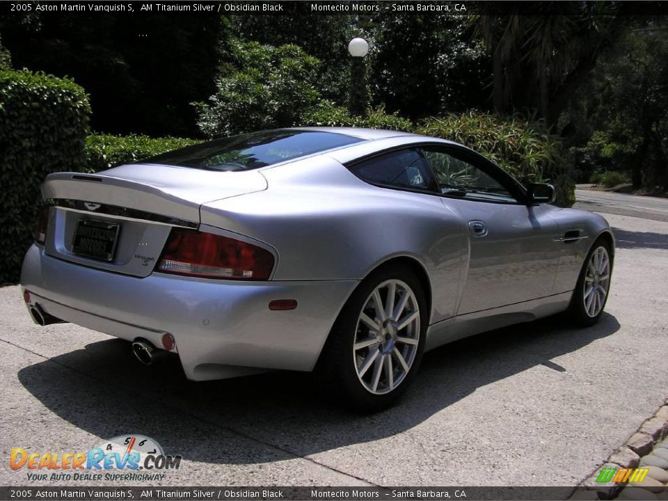 2005 Aston Martin Vanquish S AM Titanium Silver / Obsidian Black Photo #20