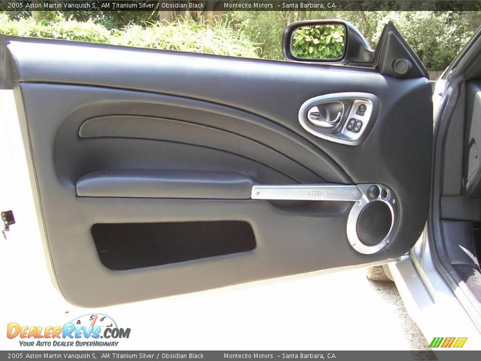 2005 Aston Martin Vanquish S AM Titanium Silver / Obsidian Black Photo #22