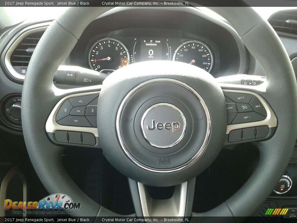 2017 Jeep Renegade Sport Jetset Blue / Black Photo #14