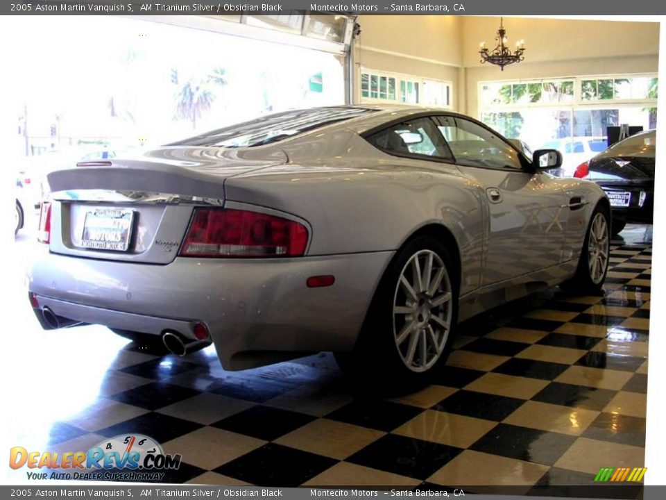 2005 Aston Martin Vanquish S AM Titanium Silver / Obsidian Black Photo #29