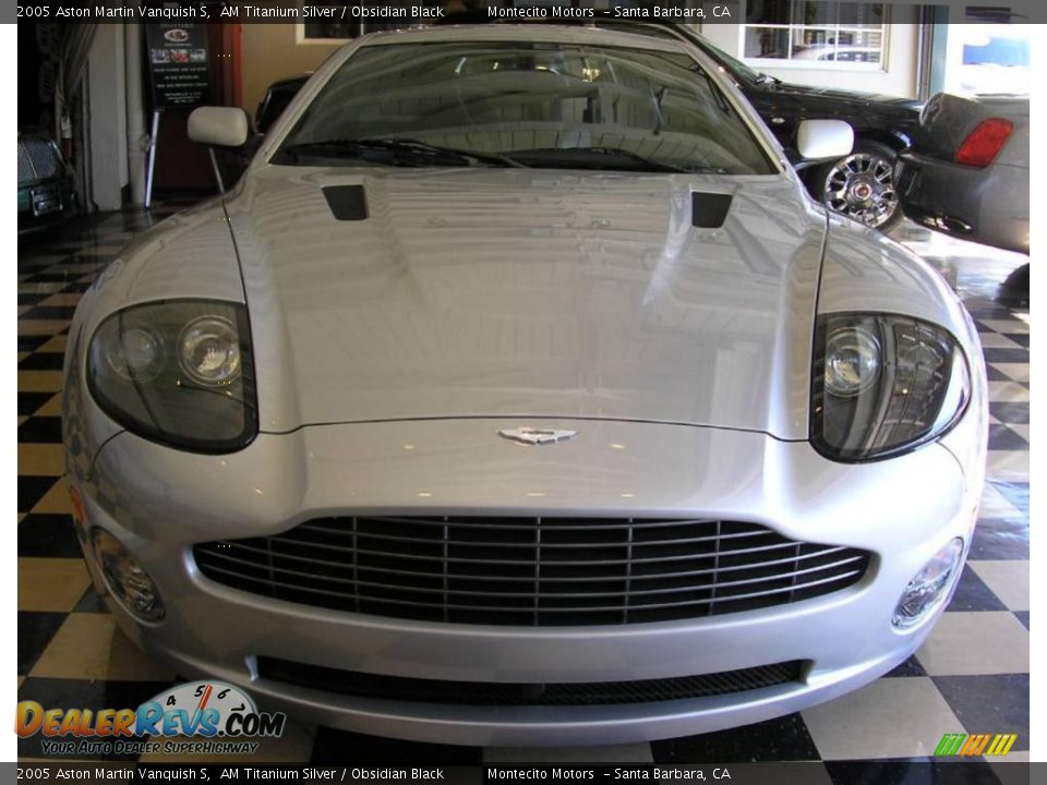 2005 Aston Martin Vanquish S AM Titanium Silver / Obsidian Black Photo #33