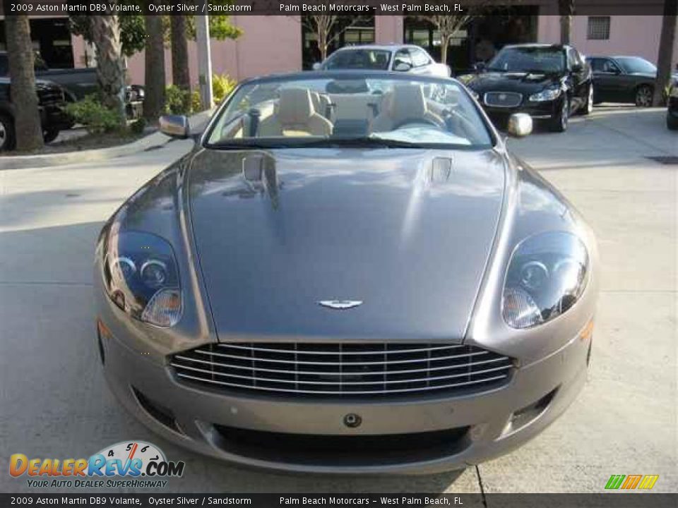 2009 Aston Martin DB9 Volante Oyster Silver / Sandstorm Photo #2