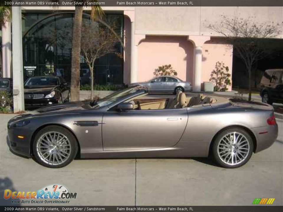 2009 Aston Martin DB9 Volante Oyster Silver / Sandstorm Photo #3