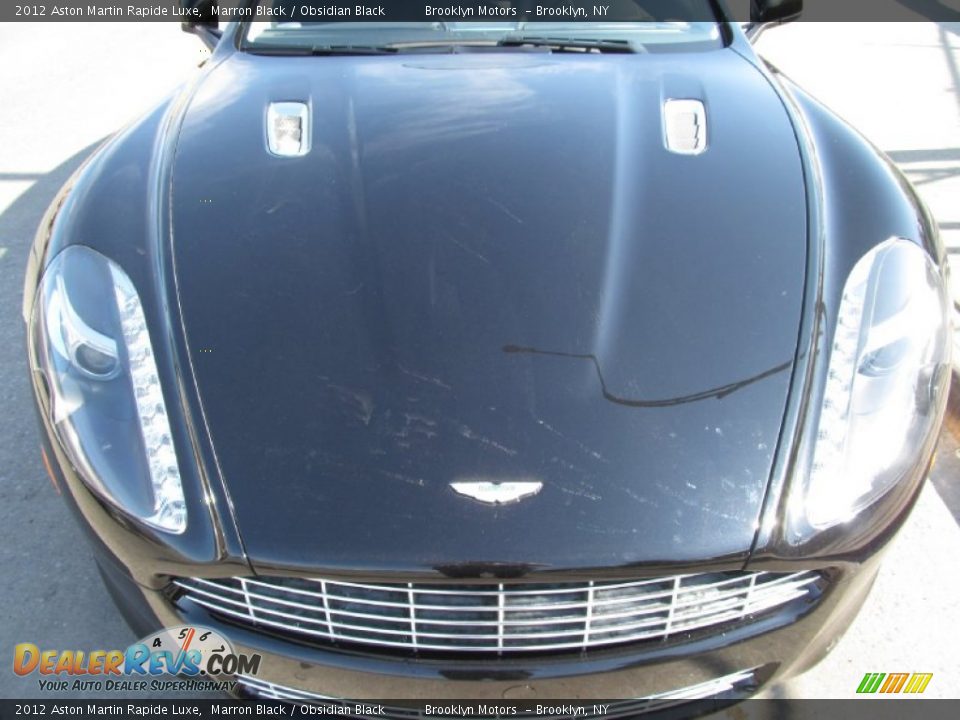 2012 Aston Martin Rapide Luxe Marron Black / Obsidian Black Photo #23
