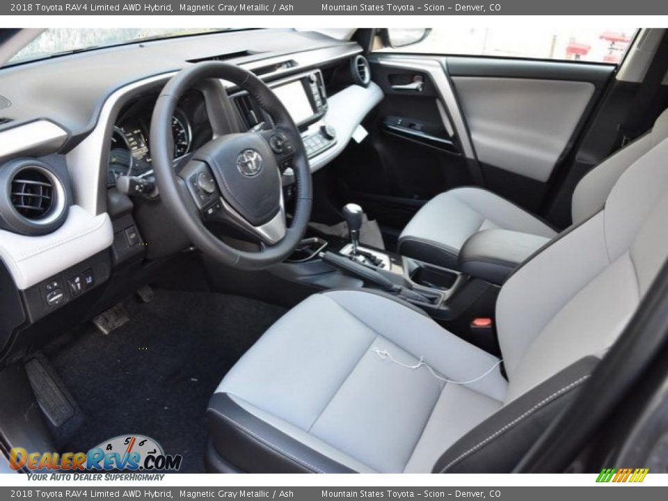 2018 Toyota RAV4 Limited AWD Hybrid Magnetic Gray Metallic / Ash Photo #5