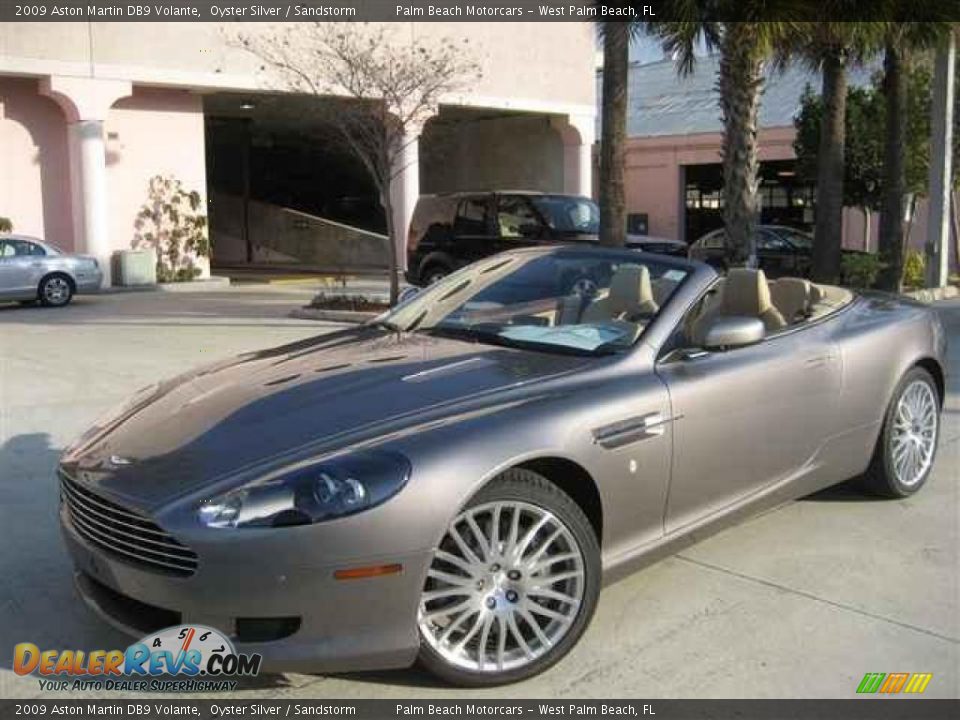 2009 Aston Martin DB9 Volante Oyster Silver / Sandstorm Photo #12