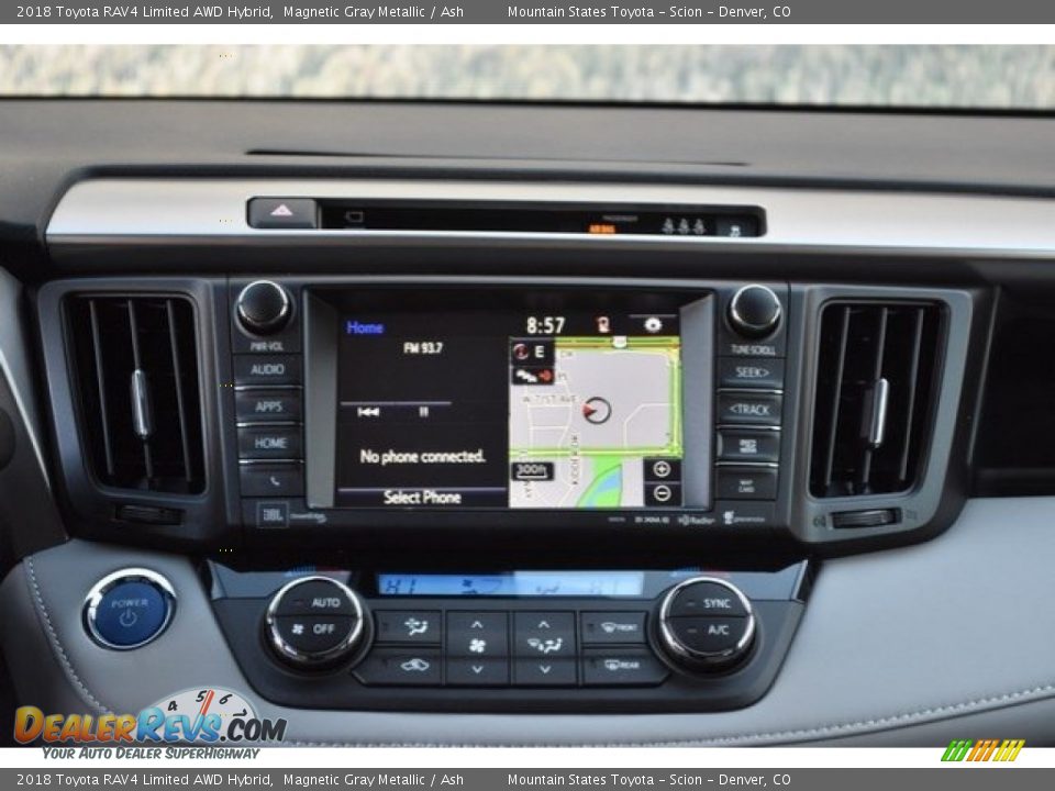 2018 Toyota RAV4 Limited AWD Hybrid Magnetic Gray Metallic / Ash Photo #6